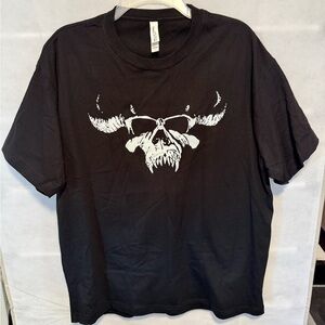 Bella Canvas Black Skull Graphic Tee